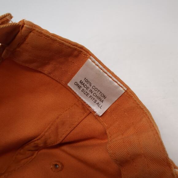 St. Croix Rod 60th Anniversary Strapback Baseball Cap Orange One Size Adjustable - Picture 9 of 10